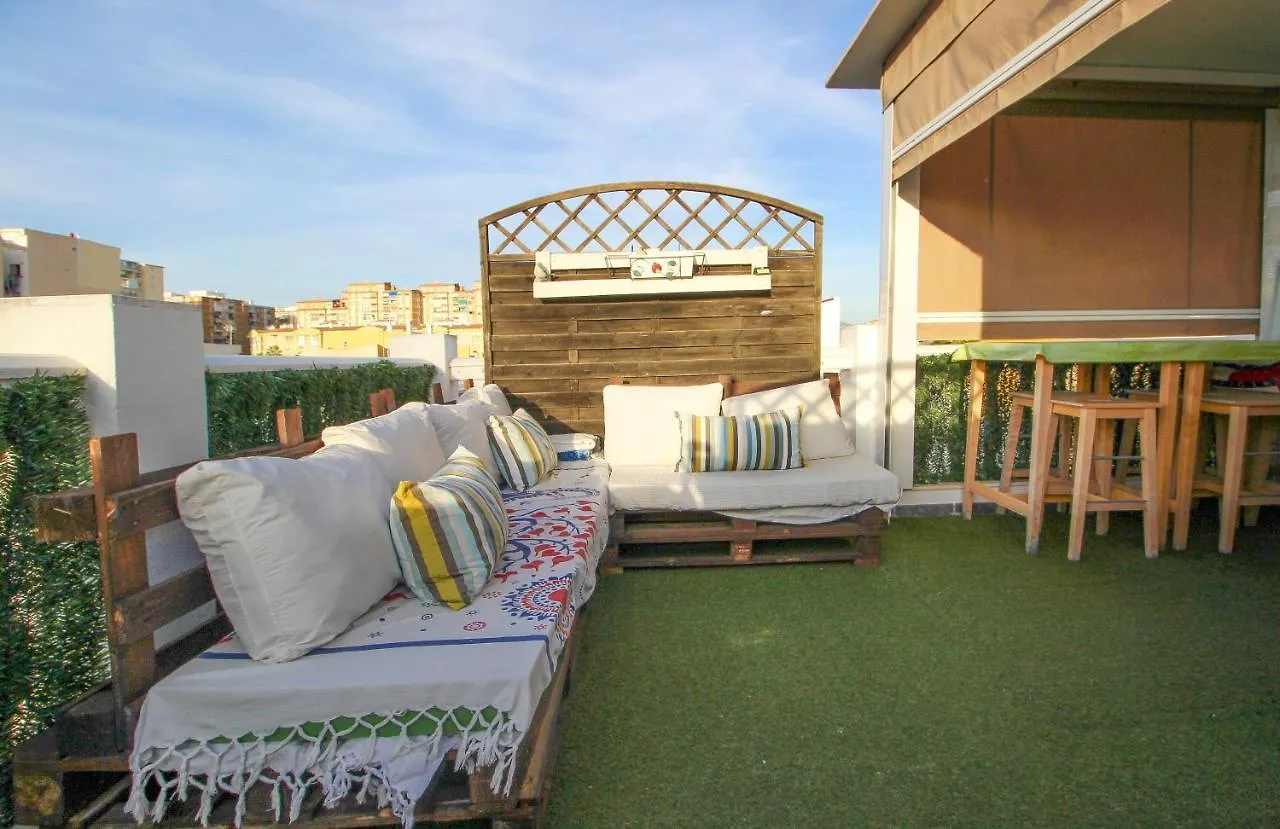 Cz-Casa Azul Terraza Playa Apartment Malaga